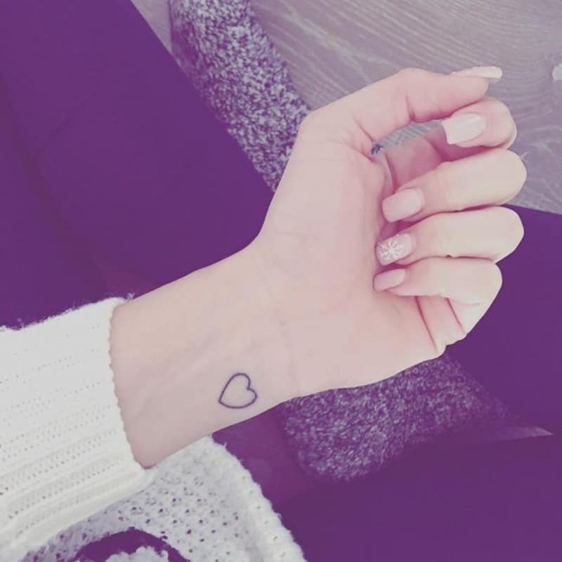 wrist with tattoo
